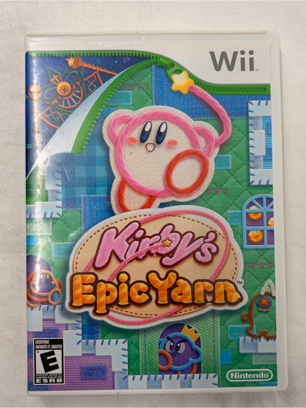 Kirby’s Epic Yarn Wii Video Game Nintendo Wii (CIB)